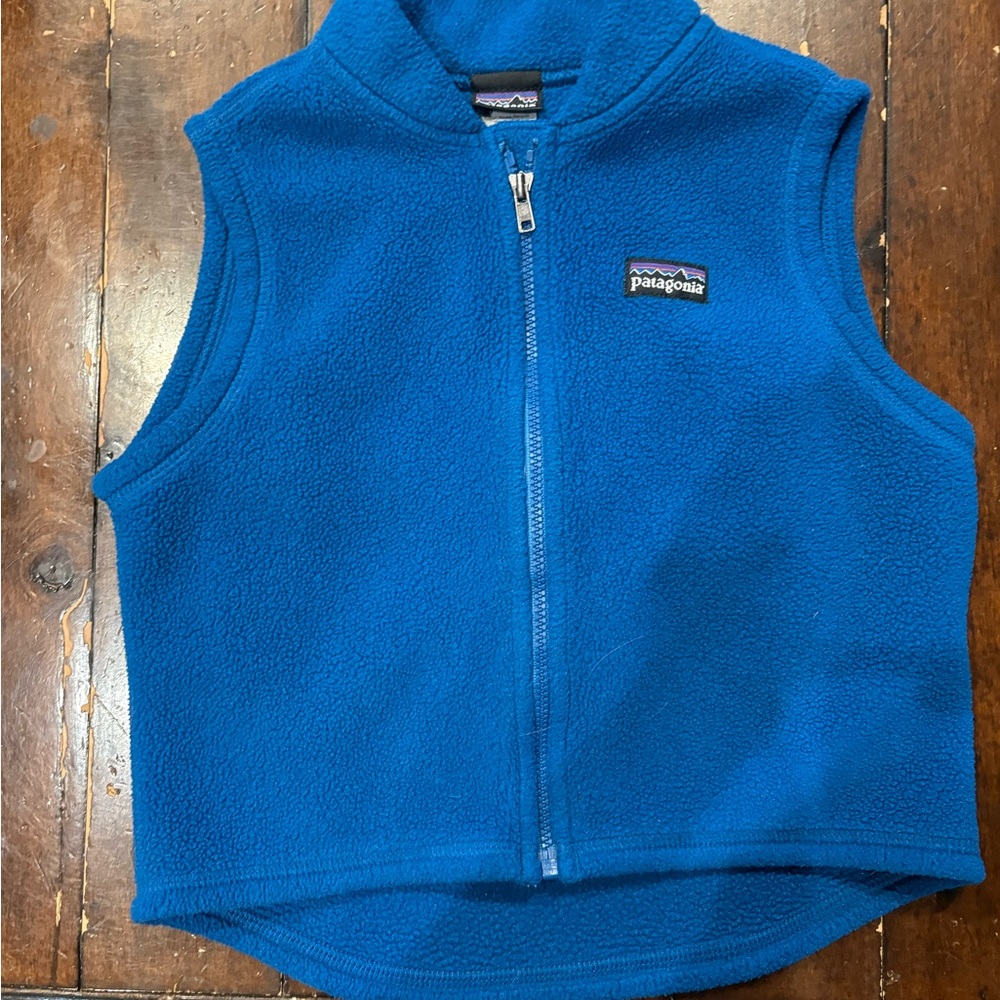 Patagonia Toddler Synchilla Blue Vest